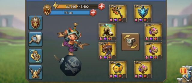 lord mobile set đồ level 40 cho newbie