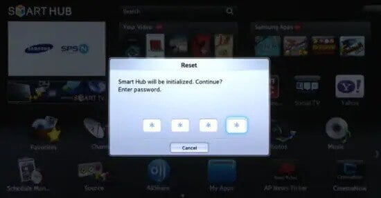 Cách đặt lại Samsung Smart Hub