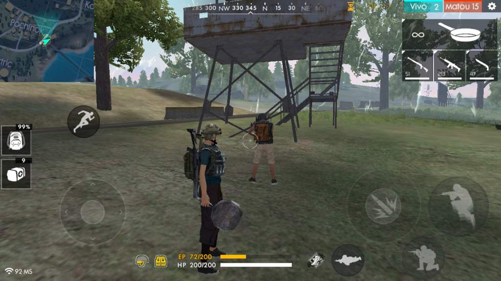 cách tham gia các trận đấu với bot trong Free Fire