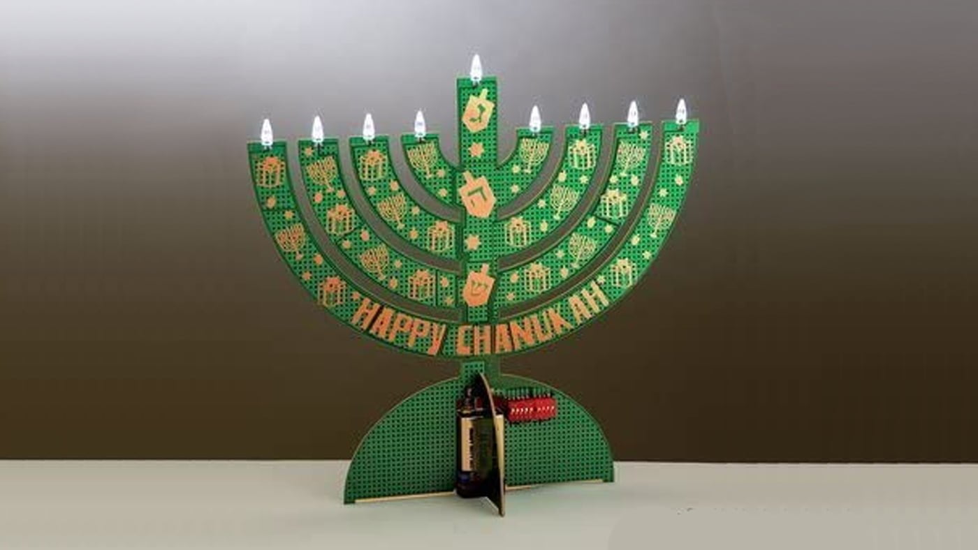 LED menorah