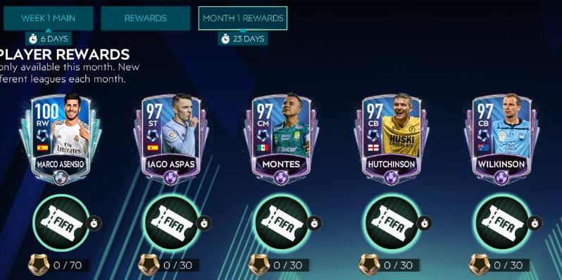 Giải đấu cuối tuần FIFA Mobile 20