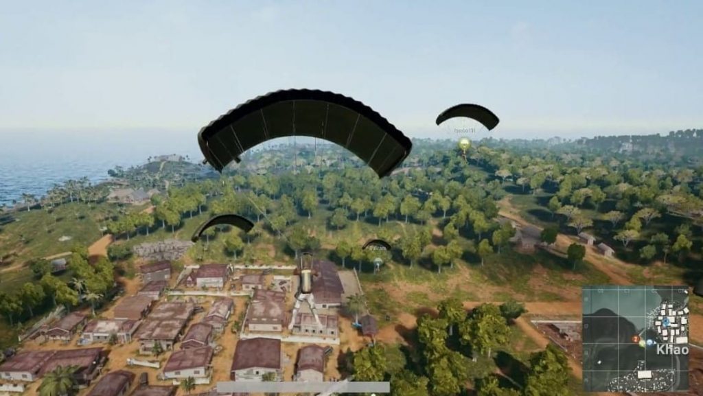 Sanhok Flare Gun địa điểm Khao