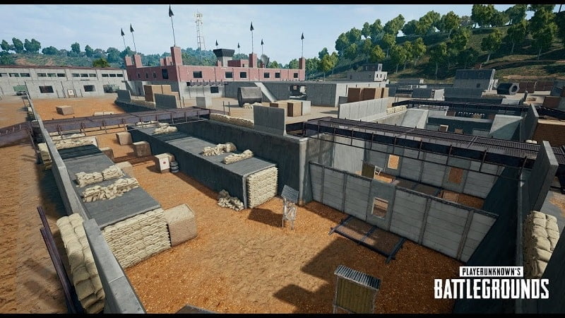 Sanhok Flare Gun vị trí Bootcamp