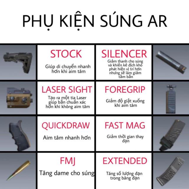 phụ kiện súng AR codm