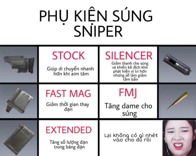 phụ kiện súng Sniper codm