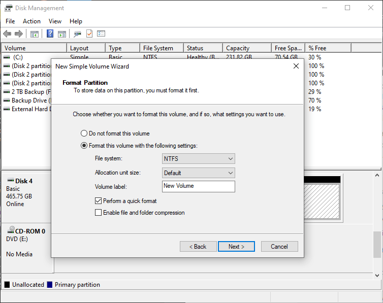 format-disk-windows-10