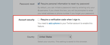 Twitter-Tài khoản-Bảo mật-Số điện thoại