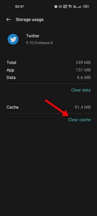 Xóa bộ nhớ cache