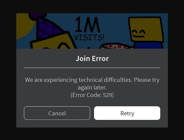 Cách khắc phục sự cố và sửa chữa-Roblox-Error-Code-529