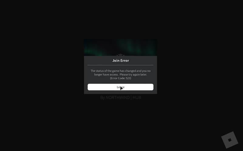Roblox-Code-Error-523