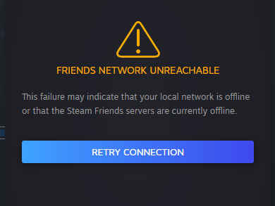 BẠN BÈ-MẠNG KHÔNG CÓ-Lỗi-này-có-thể-chỉ-ra-rằng-cục-bộ-mạng-là-xuống-hoặc-rằng-Steam-Bạn-bè-máy-chủ-hiện-ngoại tuyến