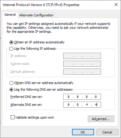 use-google-dns