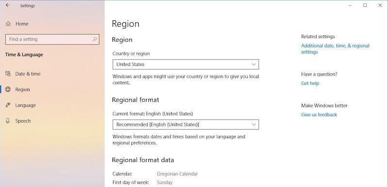 change-system-region-settings-windows-10